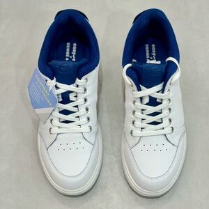 NEW Easy Spirit x Denise Austin Dilli Pickleball White / Blue Sneakers- Size 8W
